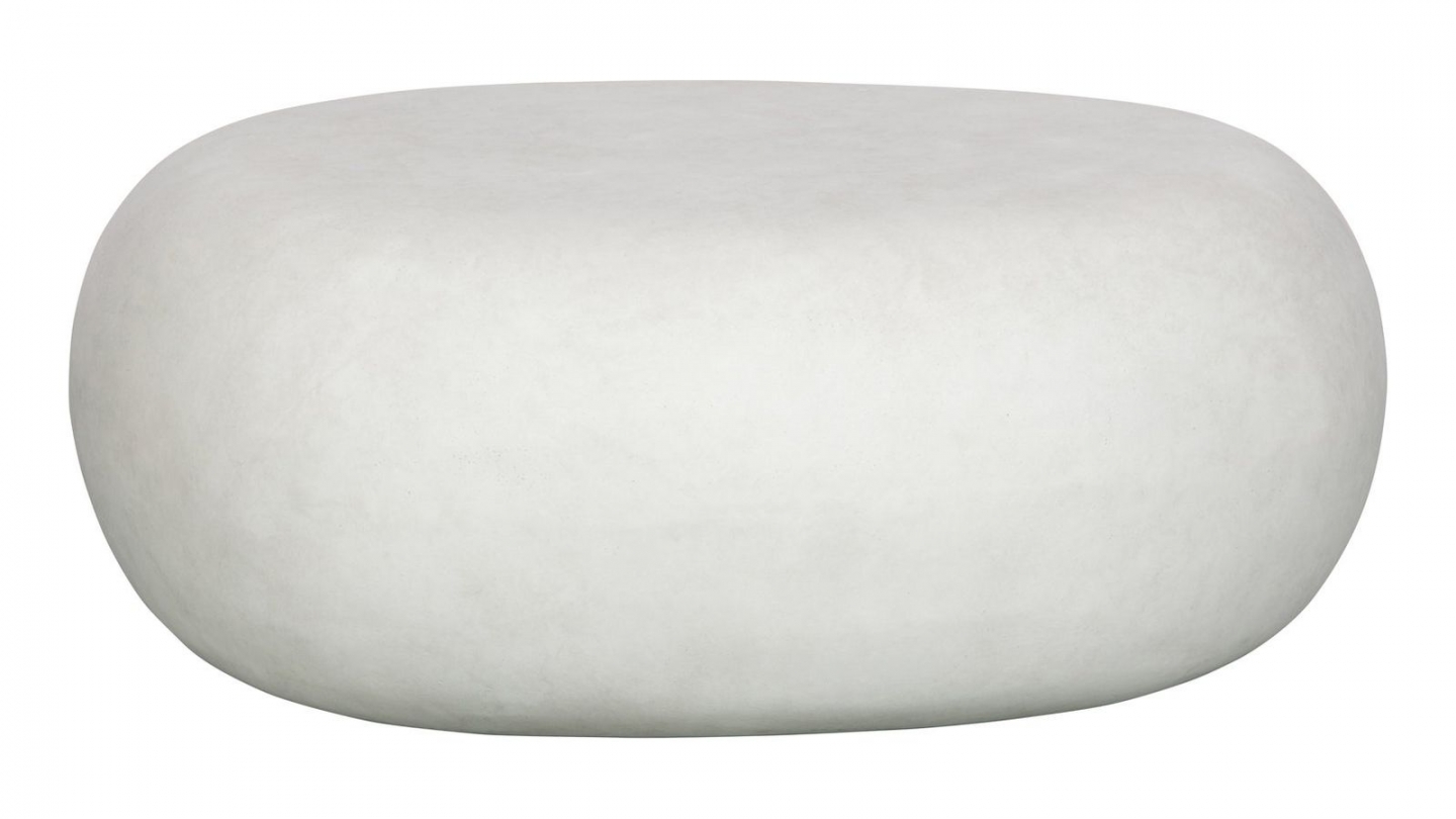 Table d’appoint organique en blanc – 65 cm - Pebble Table d’appoint organique en blanc – 65 cm - Pebble