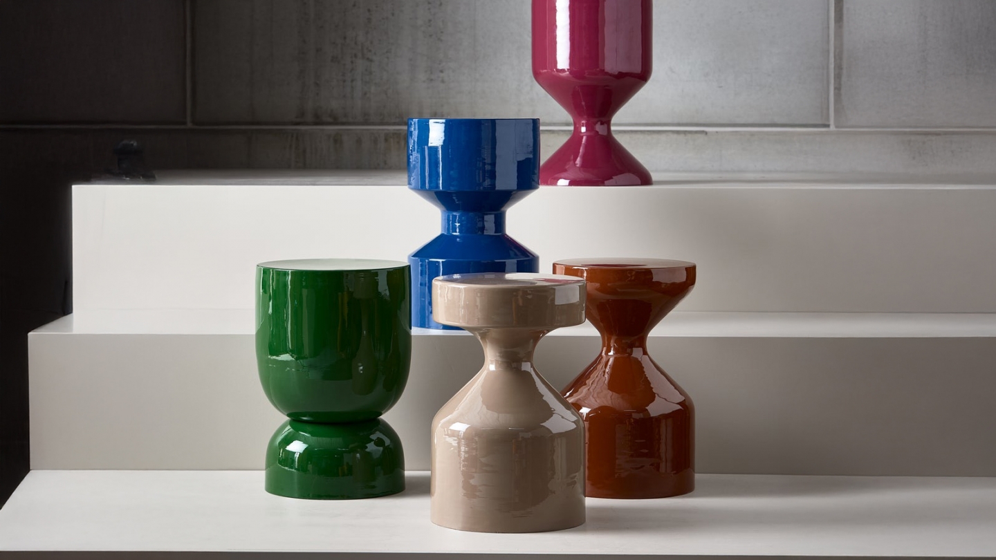 Table d’appoint en métal brillant – série Sensational Seventies – 30 cm - Floyd Table d’appoint en métal brillant – série Sensational Seventies – 30 cm - Floyd