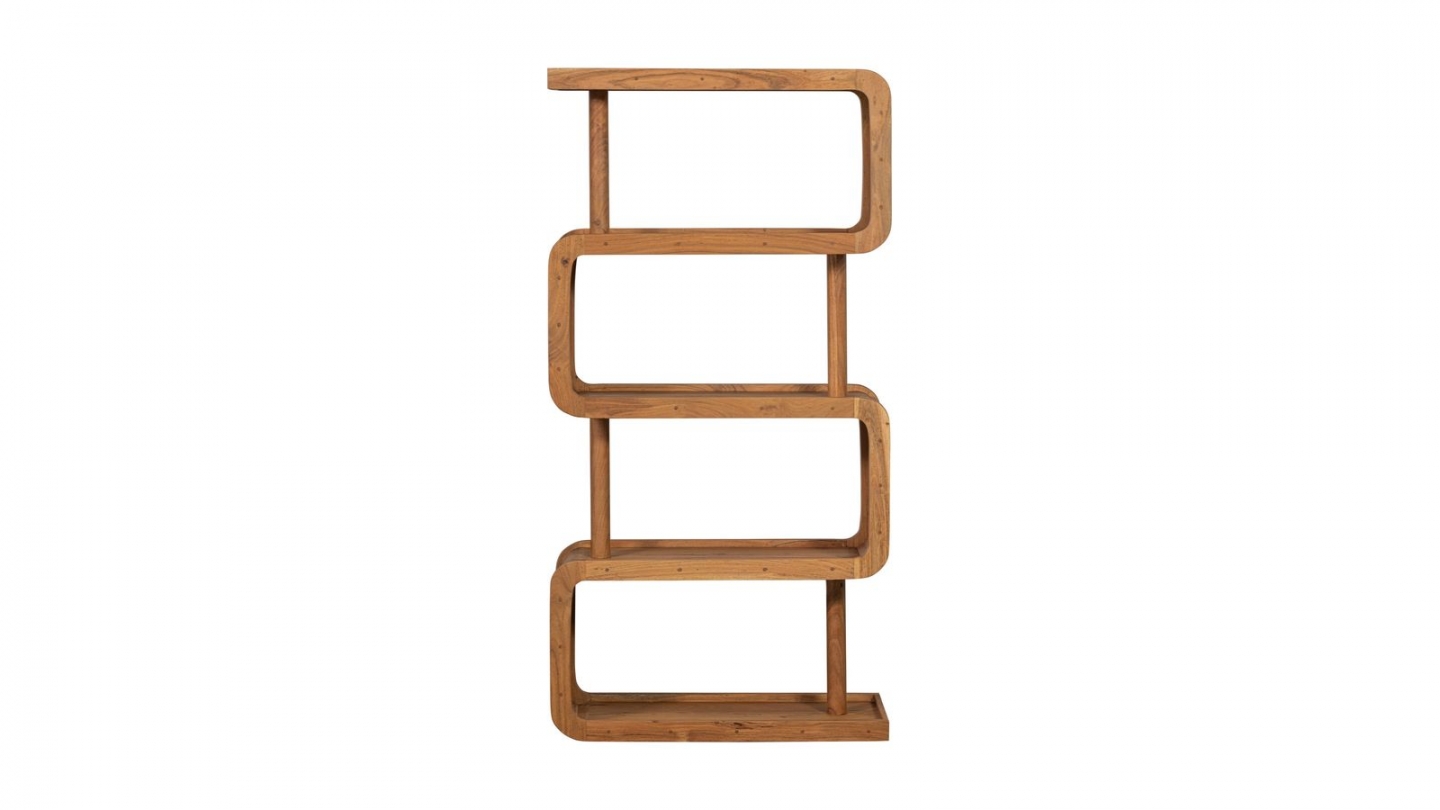 Armoire murale en bois d’acacia forme organique - Rattle Armoire murale en bois d’acacia forme organique - Rattle