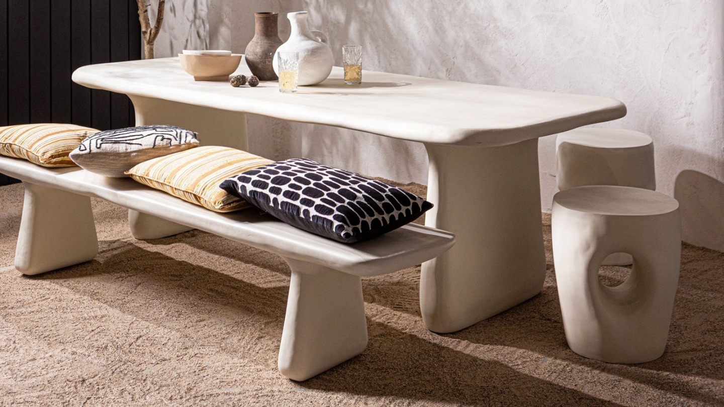 Table de salle à manger en polymère renforcé 240 cm - Loggia Table de salle à manger en polymère renforcé 240 cm - Loggia