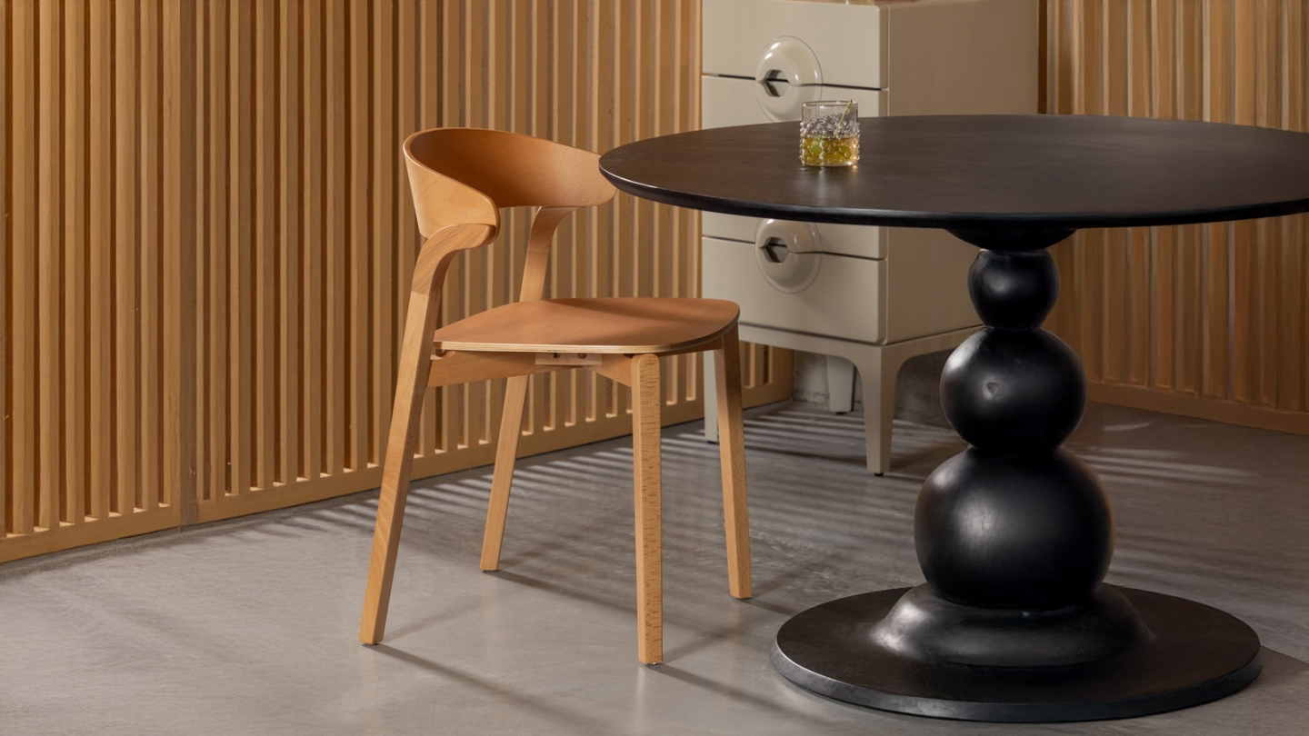 Chaise de salle à manger en bois - Cras Chaise de salle à manger en bois - Cras