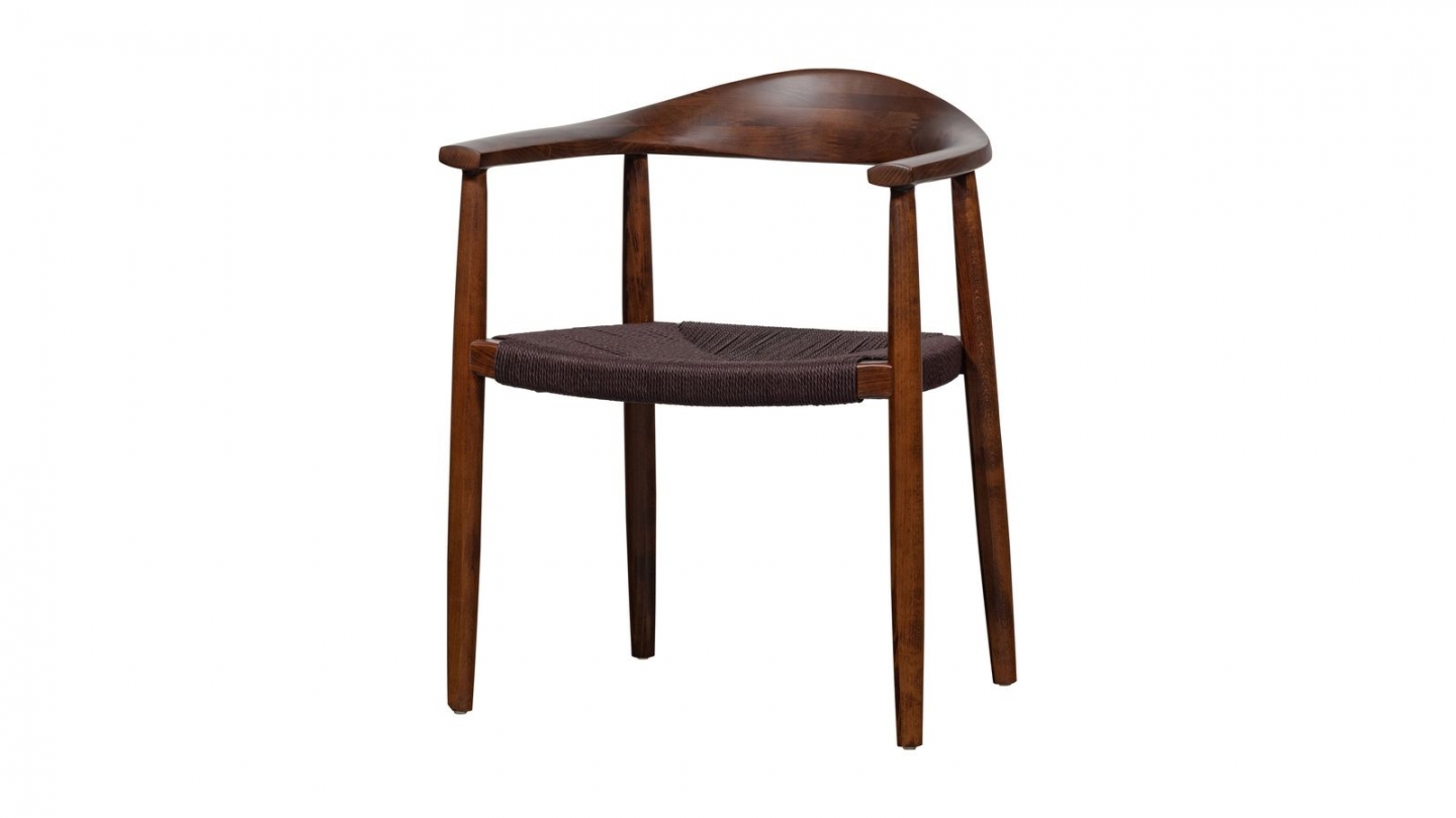 Lot de 2 chaises de salle à manger en hêtre avec assise tressée - Embrace Lot de 2 chaises de salle à manger en hêtre avec assise tressée - Embrace