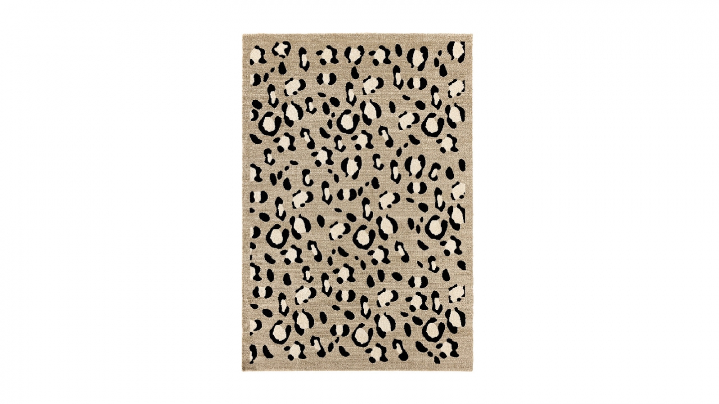 Tapis léopard beige 200x290 cm - Savanna Tapis léopard beige 200x290 cm - Savanna