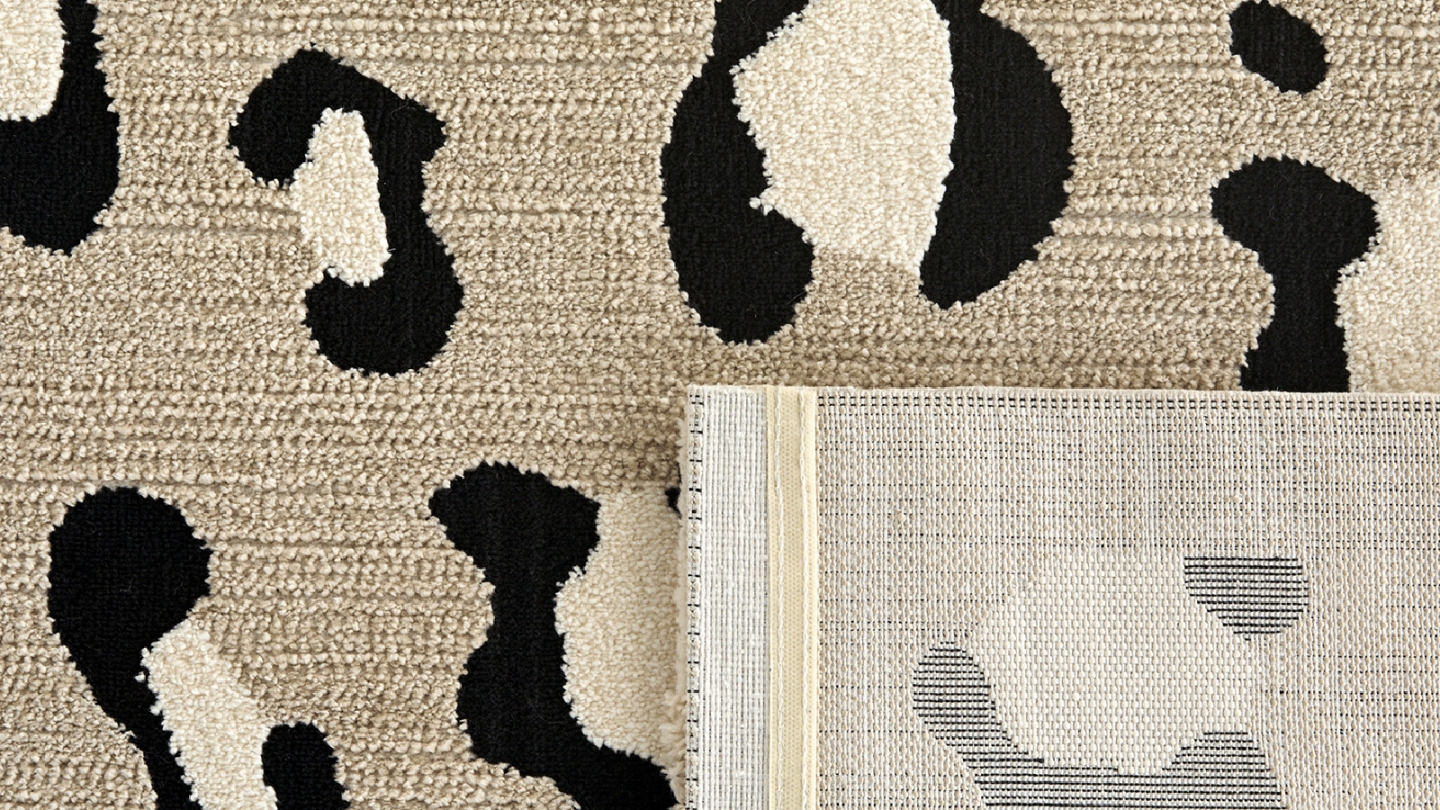 Tapis léopard beige 200x290 cm - Savanna Tapis léopard beige 200x290 cm - Savanna