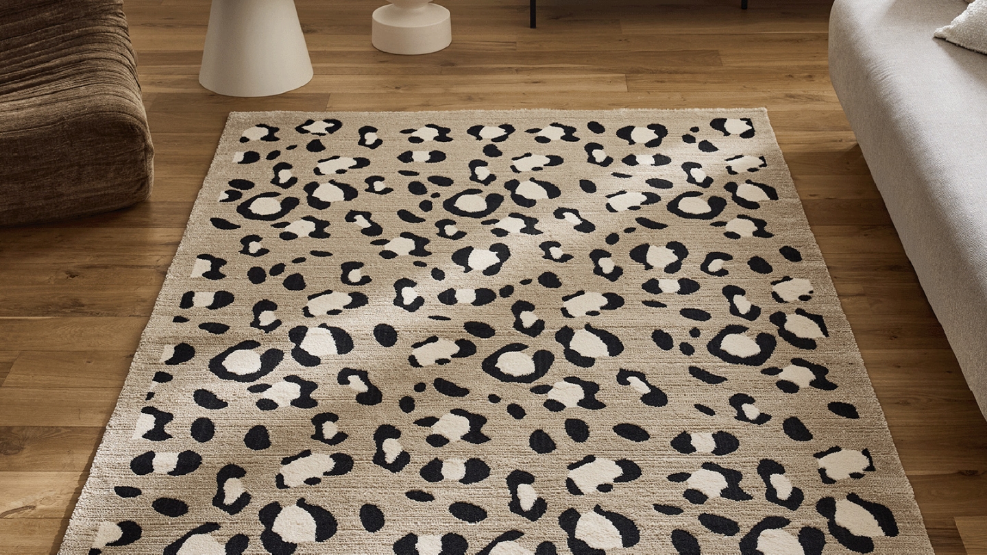 Tapis léopard beige 200x290 cm - Savanna Tapis léopard beige 200x290 cm - Savanna