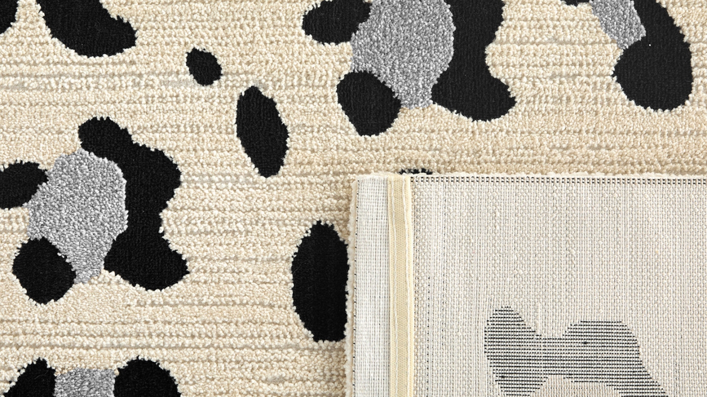 Tapis léopard crème 160x230 cm - Savanna Tapis léopard crème 160x230 cm - Savanna