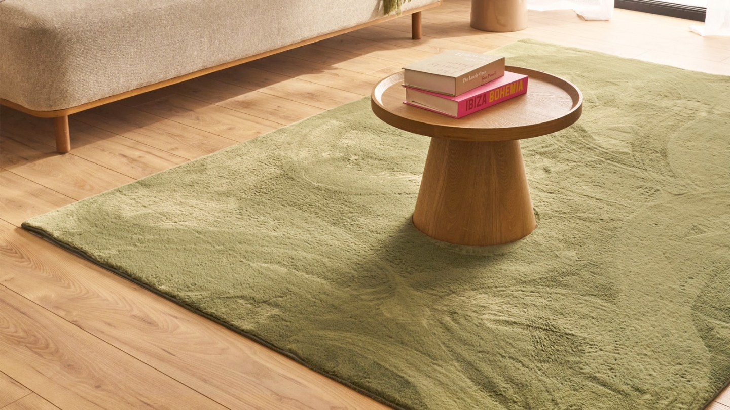 Tapis uni vert 80x150 cm - Horizon Tapis uni vert 80x150 cm - Horizon