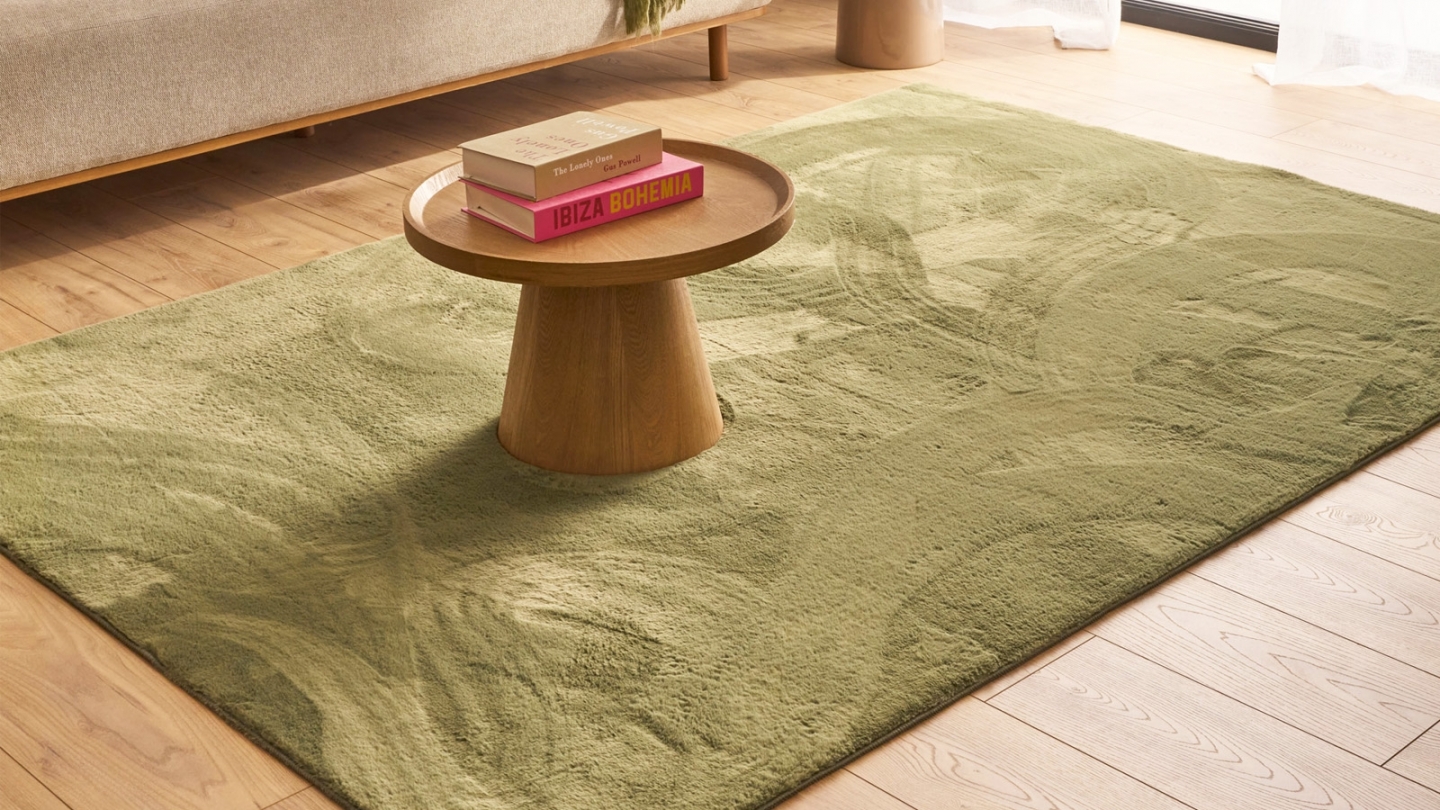 Tapis uni vert 80x150 cm - Horizon Tapis uni vert 80x150 cm - Horizon