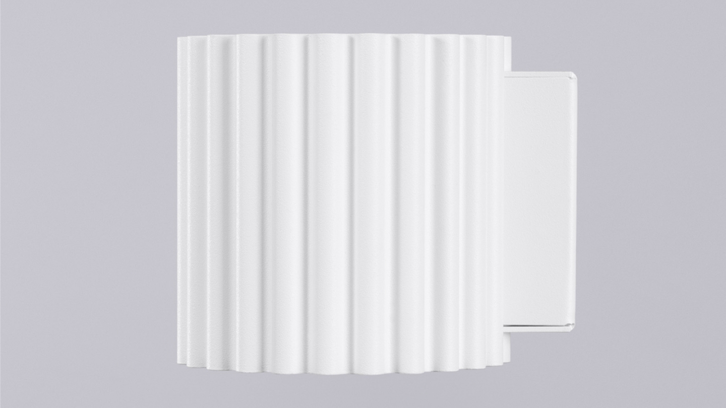 Applique murale cannelé blanche - Aura Applique murale cannelé blanche - Aura