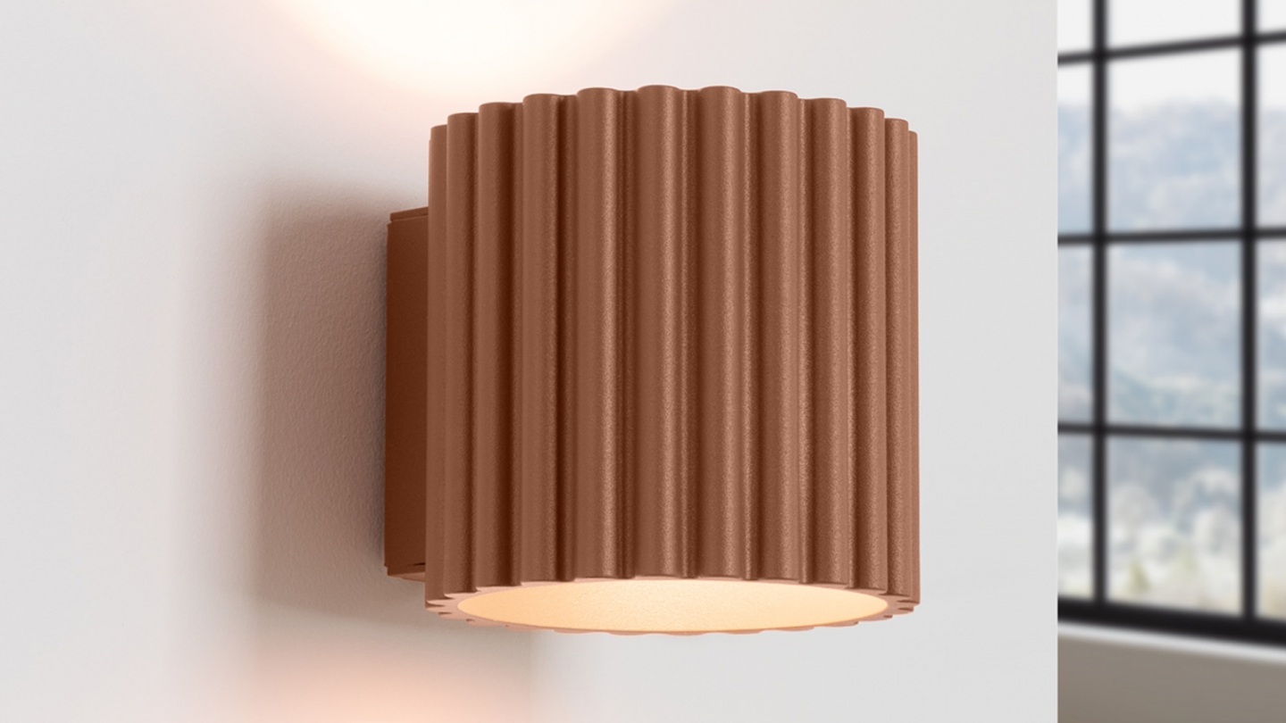 Applique murale cannelé Moka - Aura Applique murale cannelé Moka - Aura