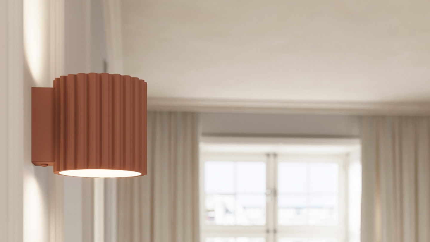 Applique murale cannelé Moka - Aura Applique murale cannelé Moka - Aura