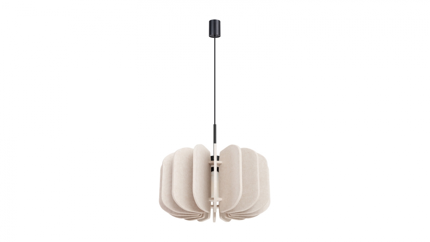 Suspension en feutre beige 45 cm - Mula Suspension en feutre beige 45 cm - Mula