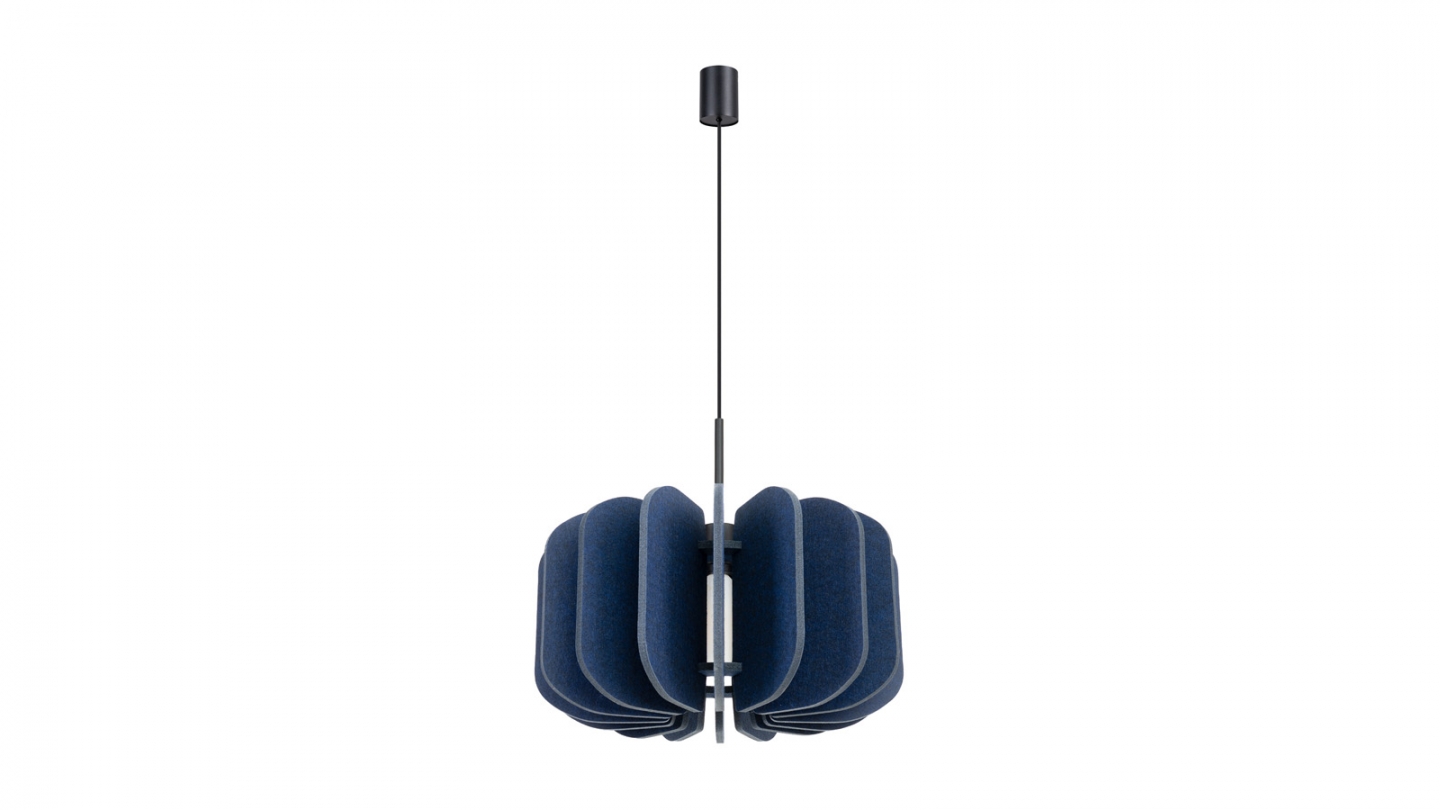 Suspension en feutre bleu marine 45 cm - Mula Suspension en feutre bleu marine 45 cm - Mula