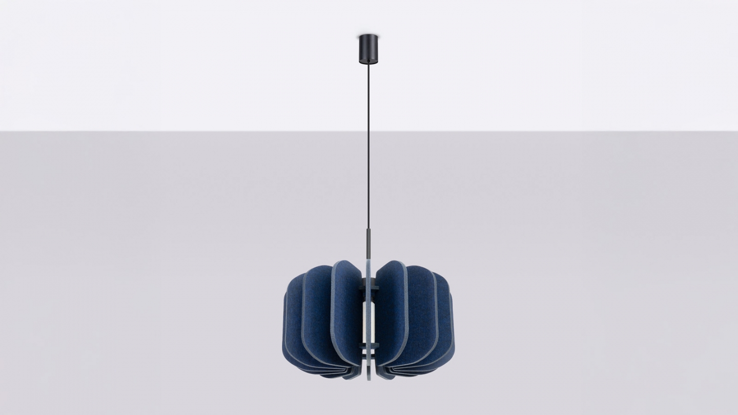 Suspension en feutre bleu marine 45 cm - Mula Suspension en feutre bleu marine 45 cm - Mula