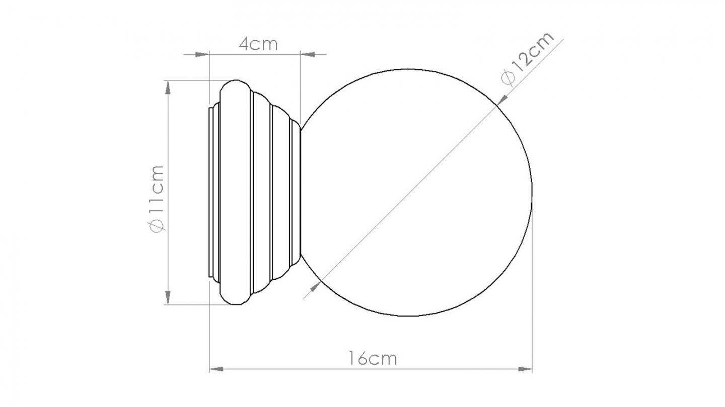 Applique murale en céramique vert et globe en verre - Zori Applique murale en céramique vert et globe en verre - Zori