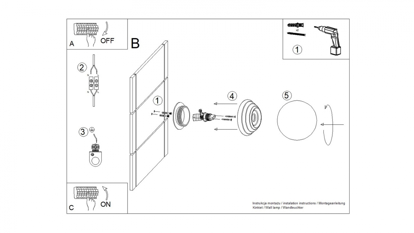 Applique murale en céramique vert et globe en verre - Zori Applique murale en céramique vert et globe en verre - Zori