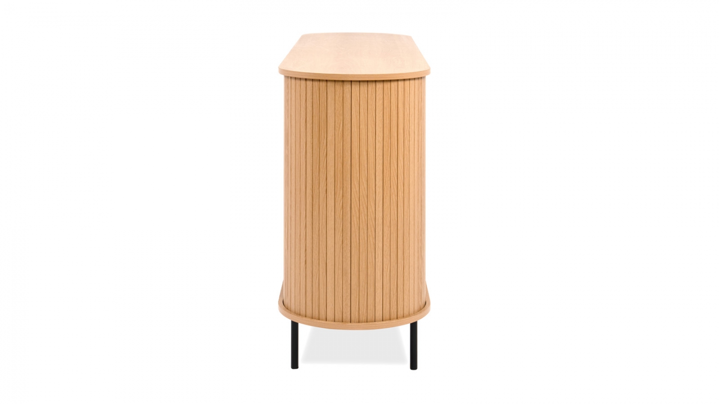 Buffet 2 portes effet Chêne 160 cm - Sora Buffet 2 portes effet Chêne 160 cm - Sora