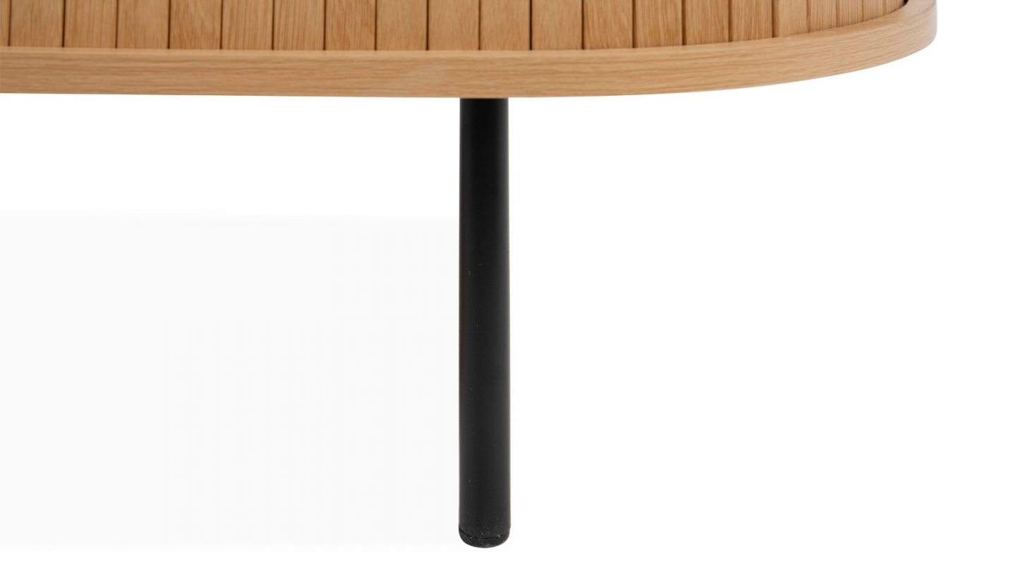 Buffet 2 portes effet Chêne 160 cm - Sora Buffet 2 portes effet Chêne 160 cm - Sora