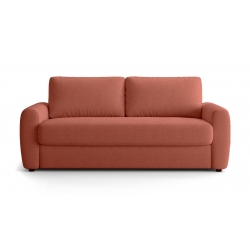 Canapé convertible terracotta