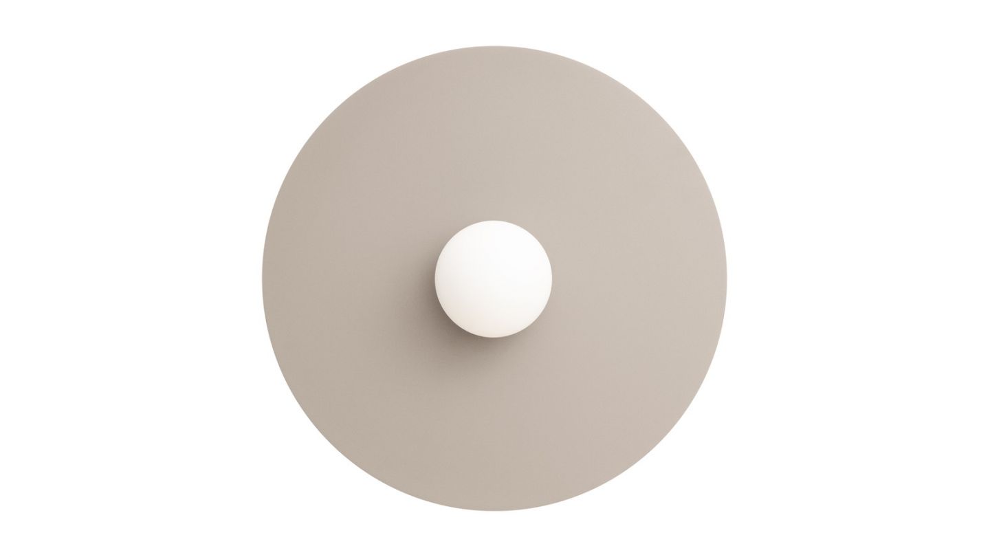 Applique murale en métal 50 cm en métal taupe - Ake Applique murale en métal 50 cm en métal taupe - Ake