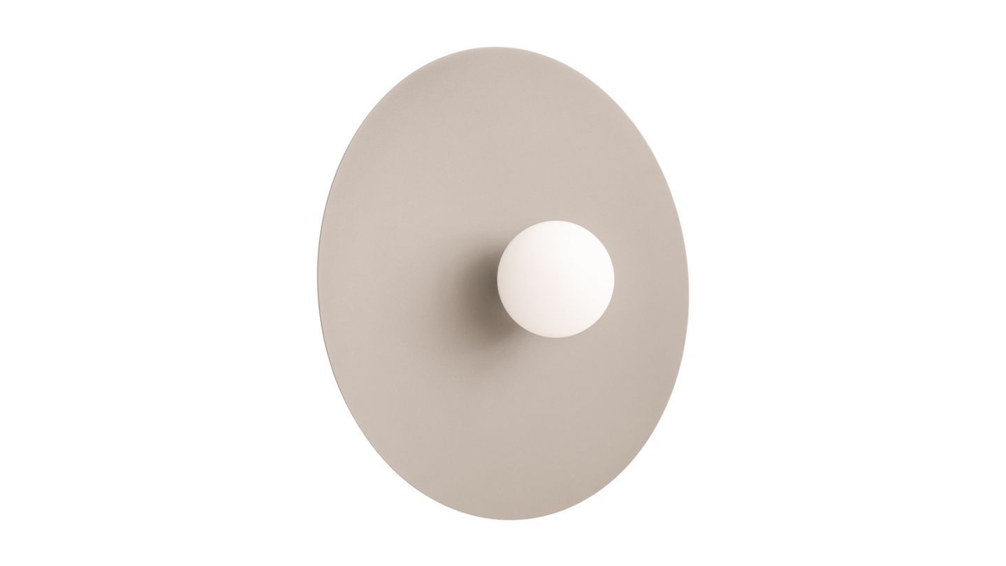 Applique murale en métal 50 cm en métal taupe - Ake Applique murale en métal 50 cm en métal taupe - Ake