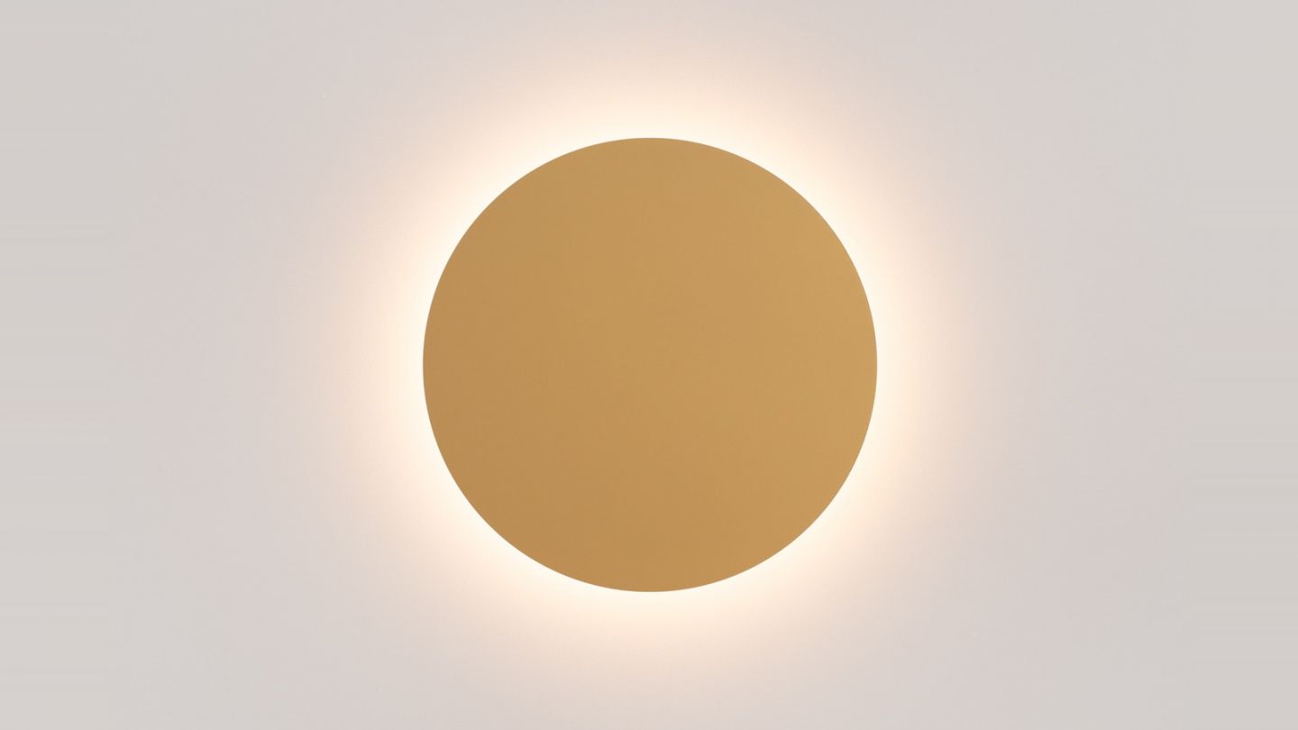 Applique murale ronde doré LED 3000K - Borgen Applique murale ronde doré LED 3000K - Borgen