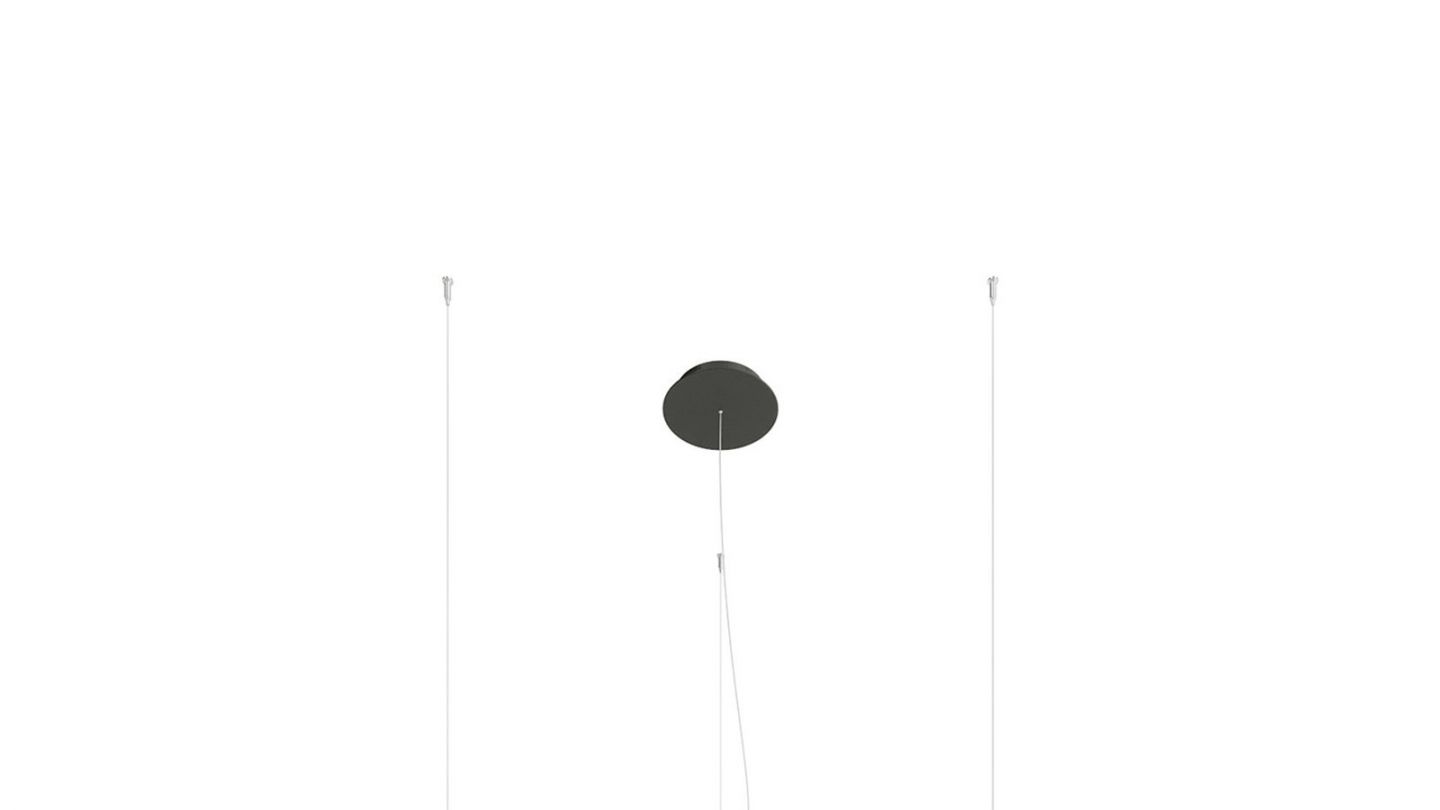 Suspension ronde noire à Led 78 cm - 4000K - Rio Suspension ronde noire à Led 78 cm - 4000K - Rio