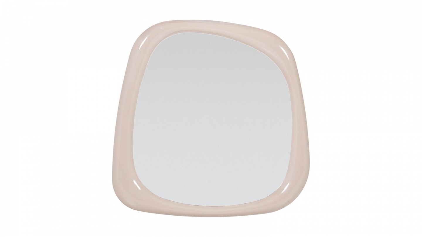 Miroir organique sable brillant 90x90 cm - Norea Miroir organique sable brillant 90x90 cm - Norea