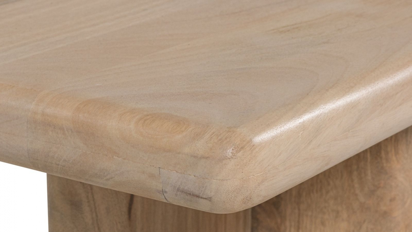Banc de salle à manger en bois de manguier massif 180 cm - Ato Banc de salle à manger en bois de manguier massif 180 cm - Ato