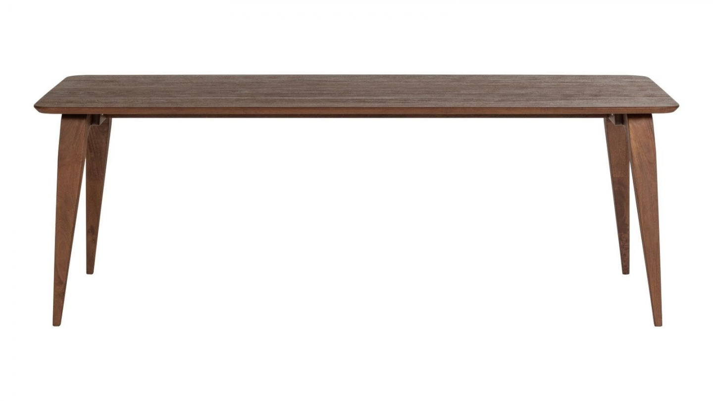 Table à manger rectangulaire en bois de manguier brun 220 cm - Ato Table à manger rectangulaire en bois de manguier brun 220 cm - Ato