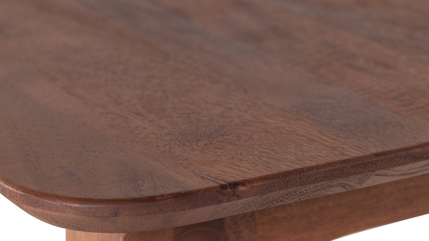 Table à manger rectangulaire en bois de manguier brun 180 cm - Ato Table à manger rectangulaire en bois de manguier brun 180 cm - Ato