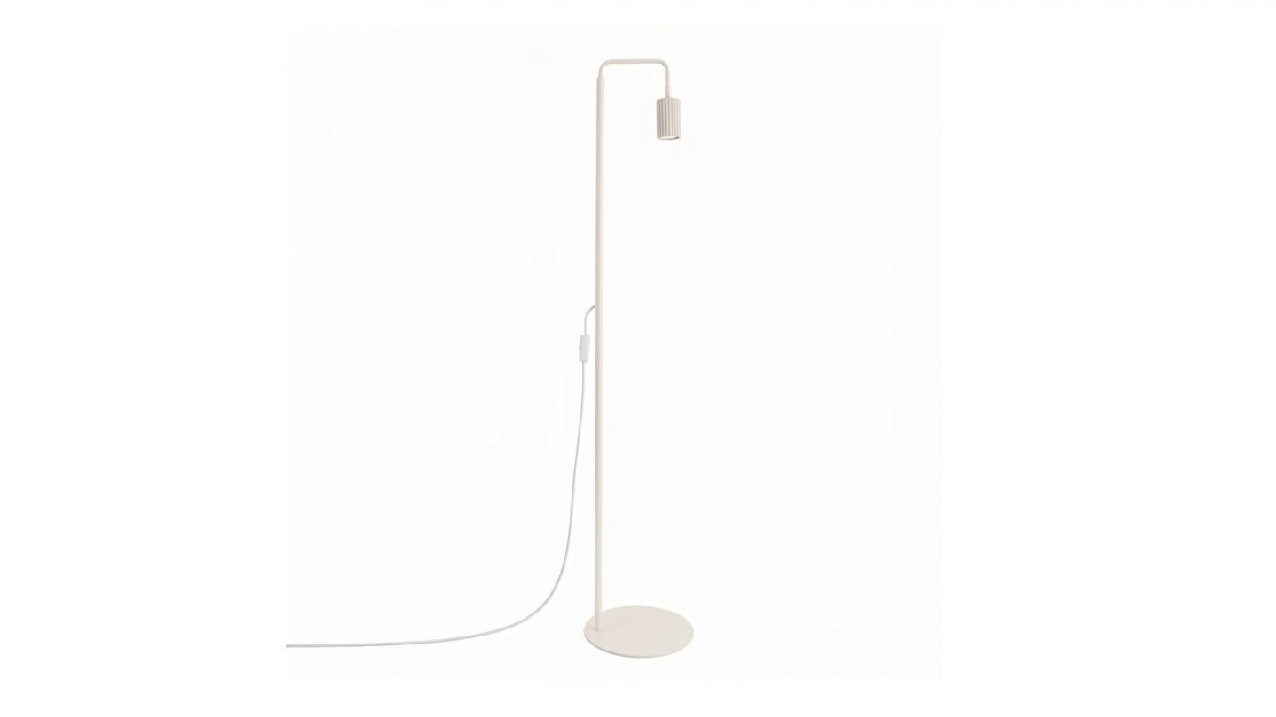 Lampadaire en aluminium beige 160 cm - Karbon Lampadaire en aluminium beige 160 cm - Karbon