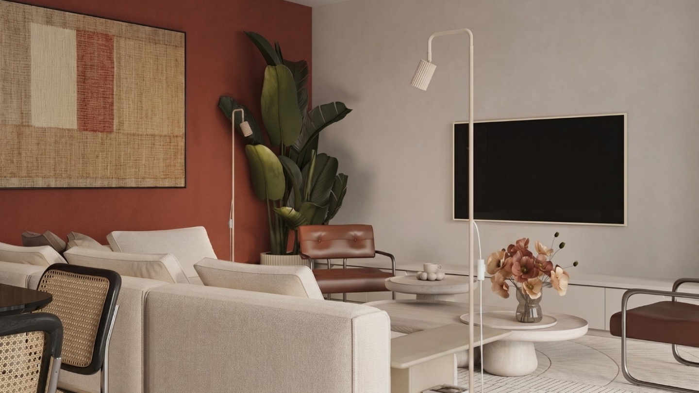 Lampadaire en aluminium beige 160 cm - Karbon Lampadaire en aluminium beige 160 cm - Karbon