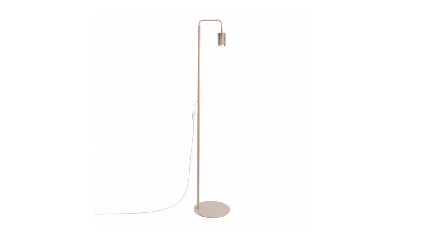 Lampadaire en aluminium taupe 160 cm - Karbon Lampadaire en aluminium taupe 160 cm - Karbon