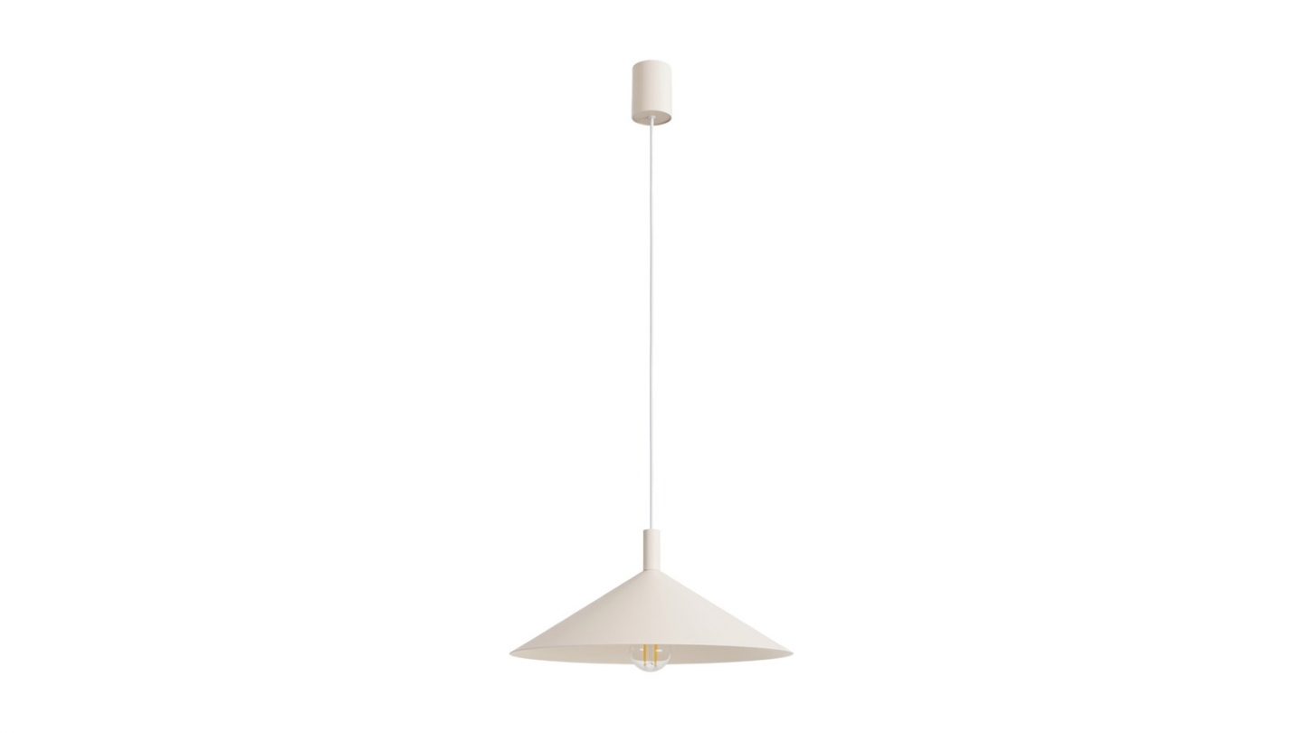 Suspension en métal beige 40 cm - Nox Suspension en métal beige 40 cm - Nox