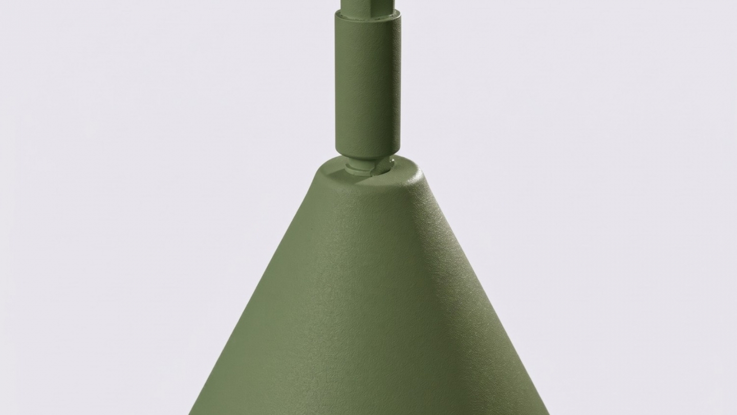 Lampadaire en métal vert olive 165 cm - Nox Lampadaire en métal vert olive 165 cm - Nox