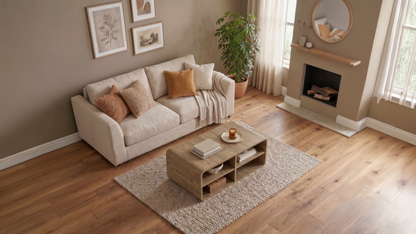 Table basse 4 niches naturel 80,3 cm - Grina Table basse 4 niches naturel 80,3 cm - Grina