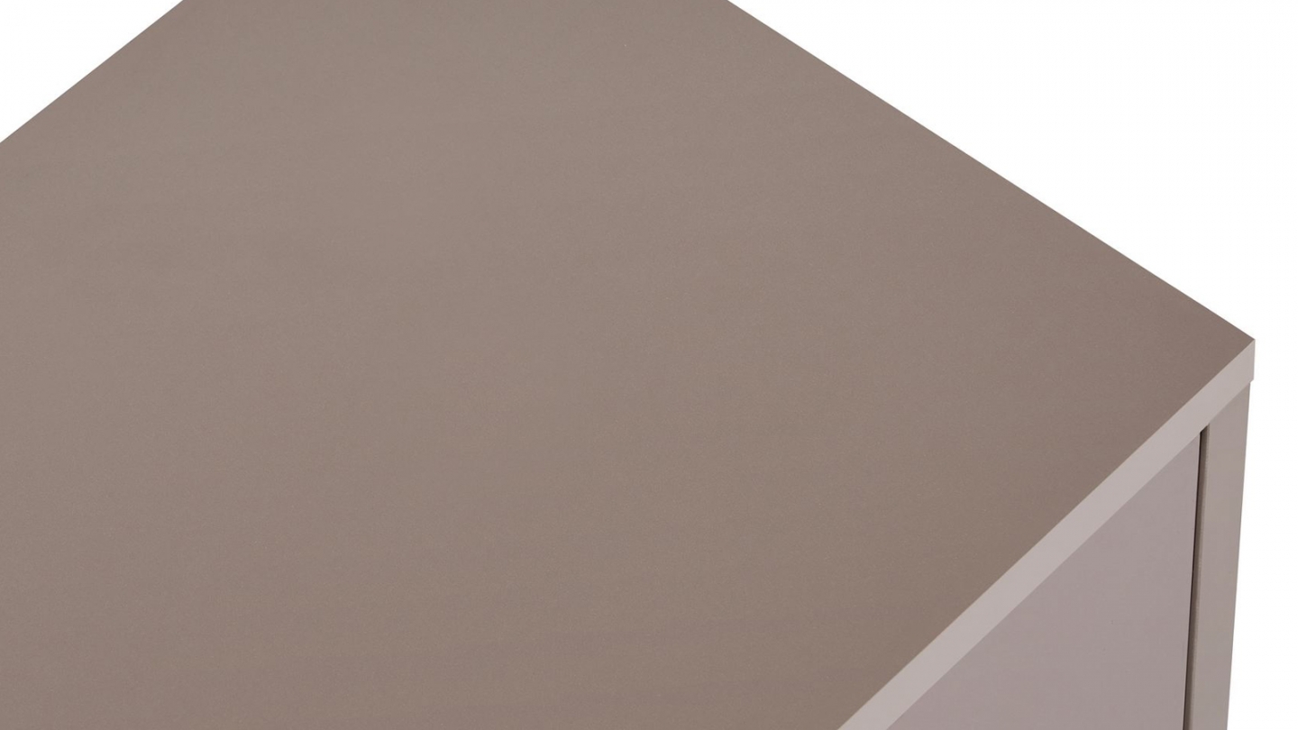 Meuble TV 4 portes taupe 180 cm - Vela Meuble TV 4 portes taupe 180 cm - Vela