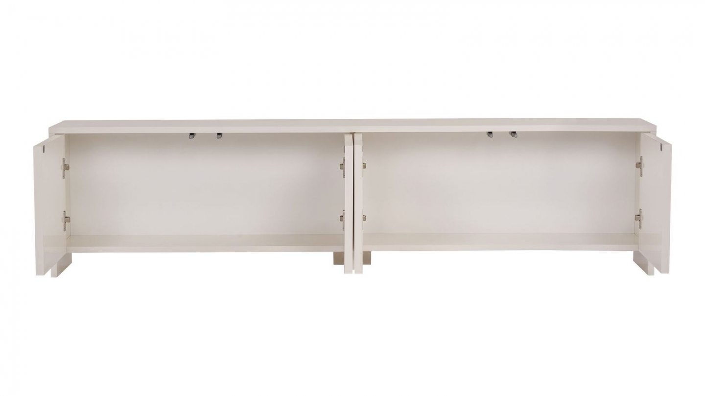 Meuble TV 4 portes crème 180 cm - Vela Meuble TV 4 portes crème 180 cm - Vela