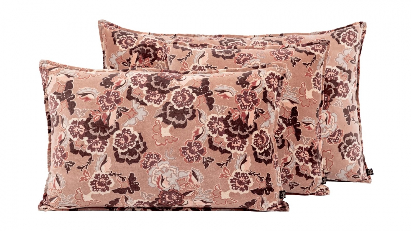 Pack intérieur & Housse de coussin en velours imprimé désert 45 x 45 cm - Boston Pack intérieur & Housse de coussin en velours imprimé désert 45 x 45 cm - Boston