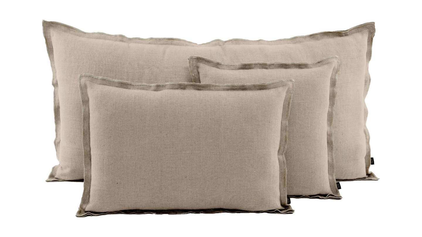 Pack intérieur & Housse de coussin en lin lavé naturel 40 x 60 cm - Seoni Pack intérieur & Housse de coussin en lin lavé naturel 40 x 60 cm - Seoni