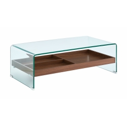 Table basse en verre