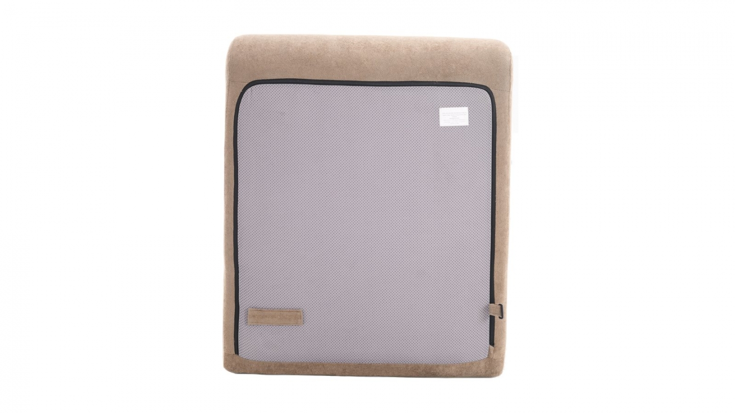 Ensemble chauffeuse + banquette modulables 3 places en tissu chenille moka - Billie Ensemble chauffeuse + banquette modulables 3 places en tissu chenille moka - Billie