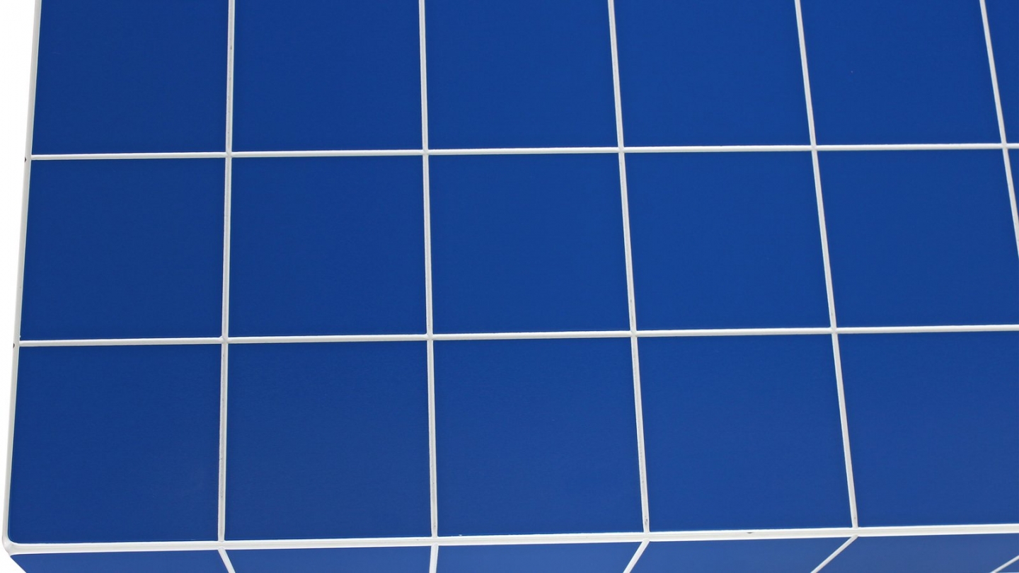 Table basse rectangulaire effet mosaïque bleu électrique 100 cm - Ibiza Table basse rectangulaire effet mosaïque bleu électrique 100 cm - Ibiza
