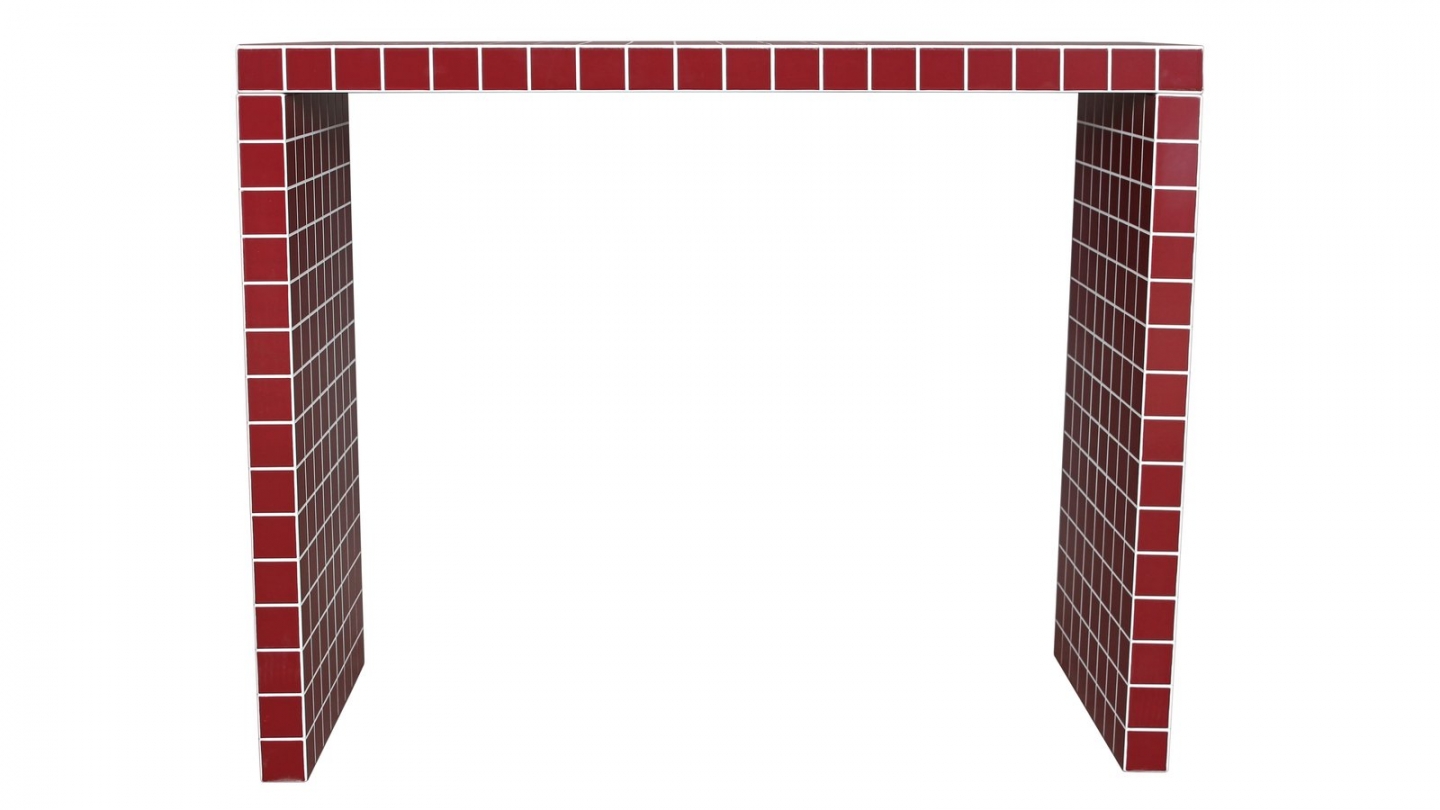 Console effet mosaïque bordeaux 100 cm - Ibiza Console effet mosaïque bordeaux 100 cm - Ibiza