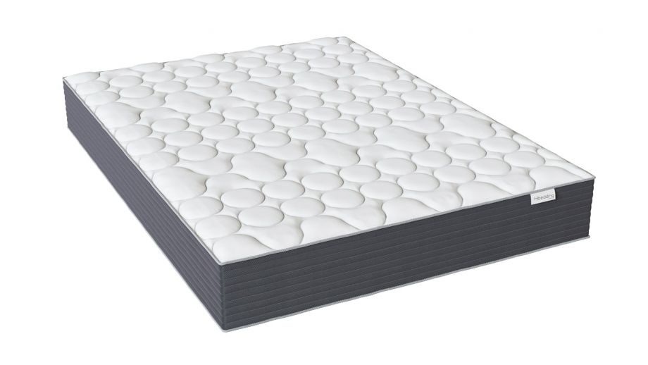 Matelas mémoire de forme 140x190 Memo HR Hbedding - Mousse ergonomique, mousse HR 35kg et mousse à effet mémoire de forme