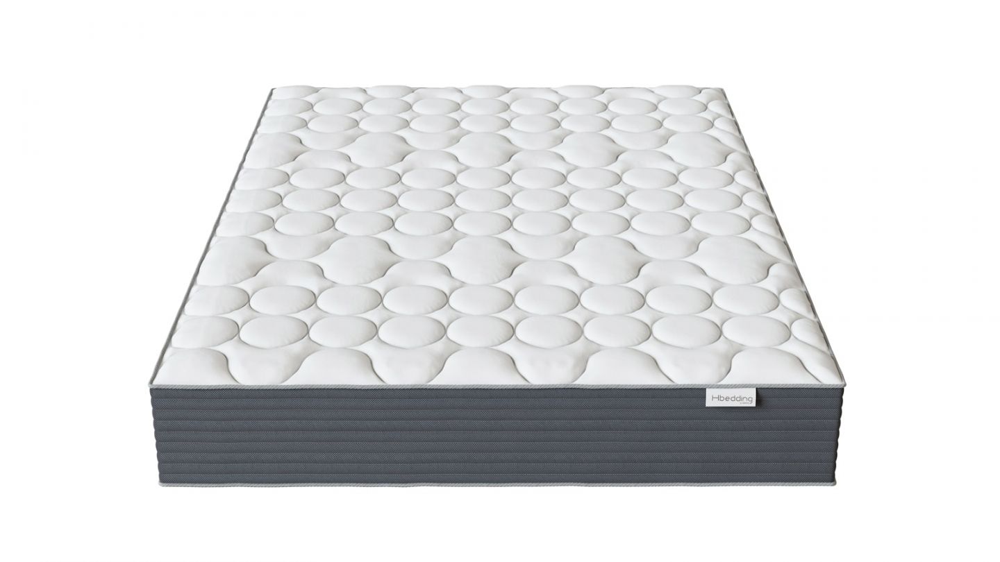 Matelas mémoire de forme 160x200 Memo HR Hbedding - Mousse ergonomique, mousse HR 35kg et mousse à effet mémoire de forme