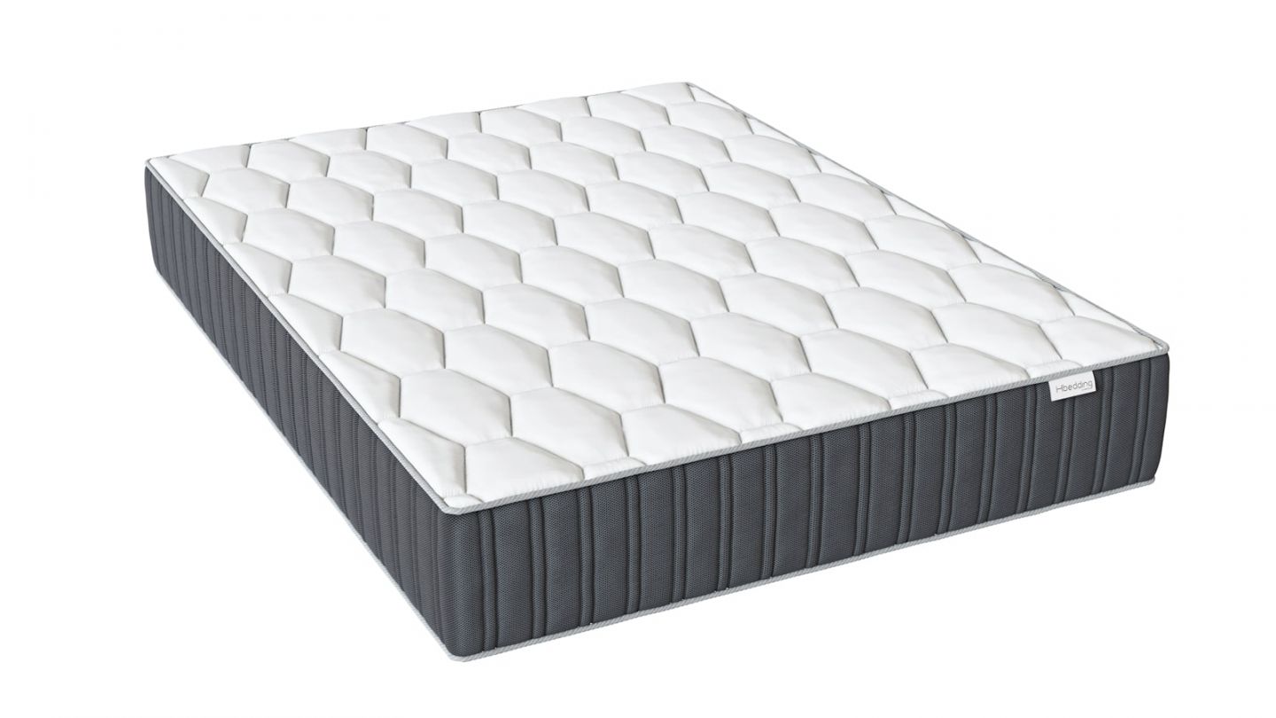 Matelas mémoire de forme 90x190 Memo Prestige Hbedding - Mousse ergonomique, mousse HR 35kg et mousse à effet mémoire de forme