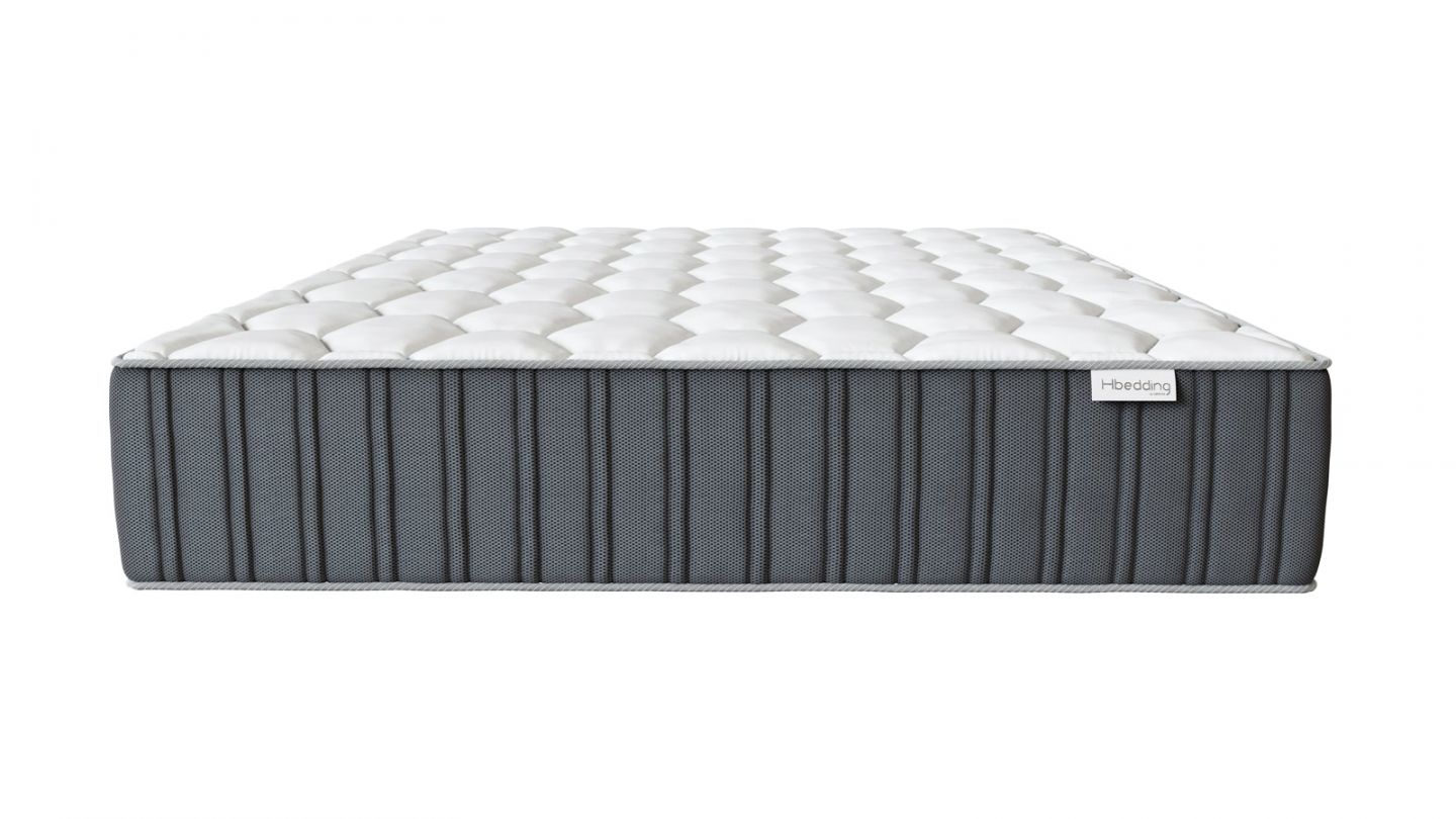 Ensemble matelas mémoire + sommier 90x190 Memo Prestige Hbedding - Mousse ergo, mousse HR 35kg et mousse effet mémoire de forme