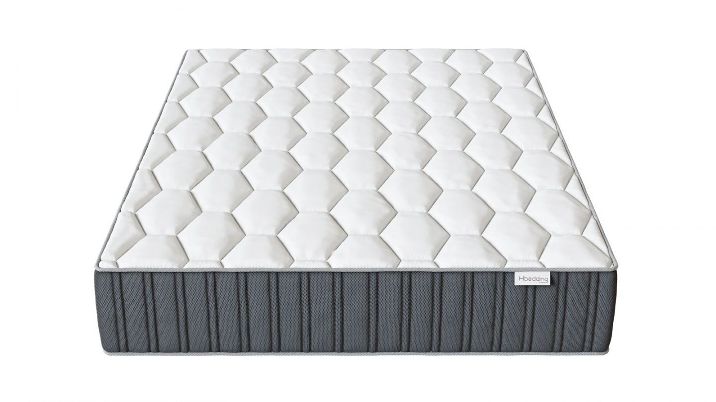 Matelas mémoire de forme 90x190 Memo Prestige Hbedding - Mousse ergonomique, mousse HR 35kg et mousse à effet mémoire de forme